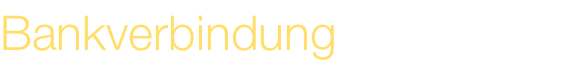 Bankverbindung